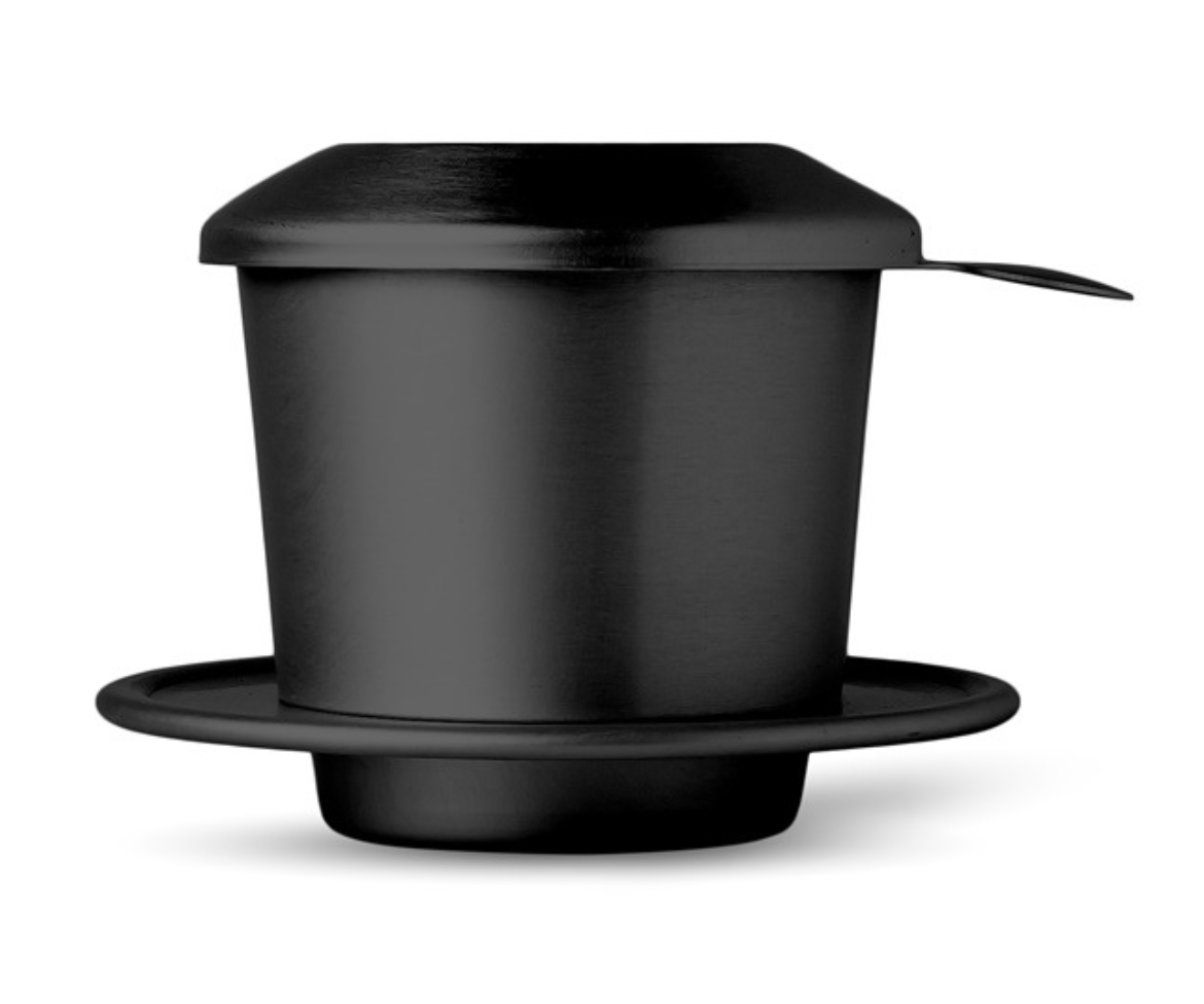 Birdee Phin Coffee Filter – 6 oz Aluminum Vietnamese Coffee Dripper – Portable Phin Filter for Ground Coffee – Pack of 1