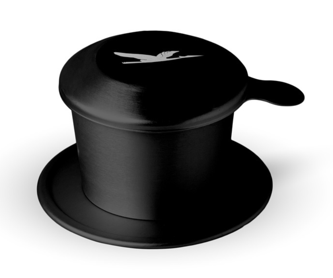 Birdee Phin Coffee Filter – 6 oz Aluminum Vietnamese Coffee Dripper – Portable Phin Filter for Ground Coffee – Pack of 1