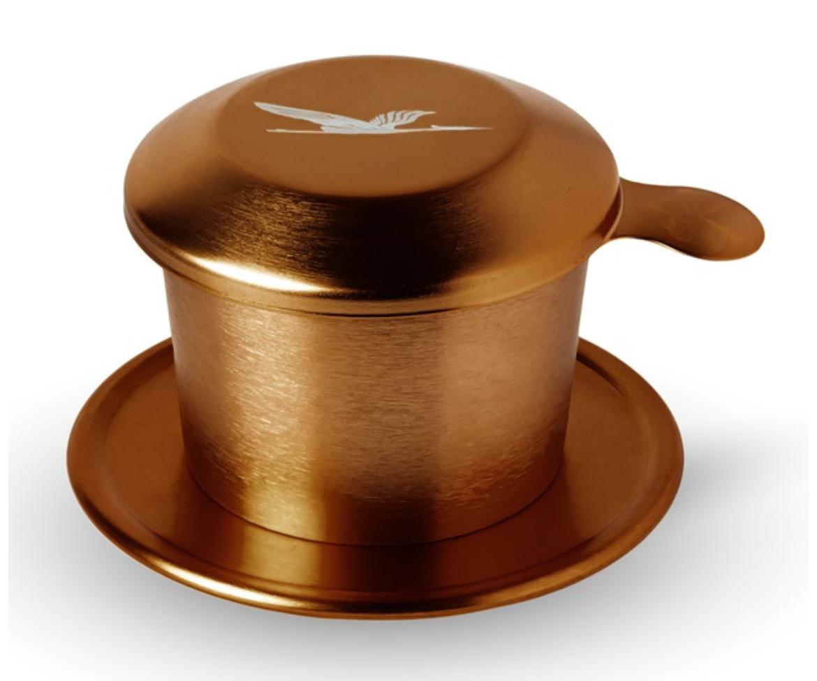 Birdee Phin Coffee Filter – 6 oz Aluminum Vietnamese Coffee Dripper – Portable Phin Filter for Ground Coffee – Pack of 1