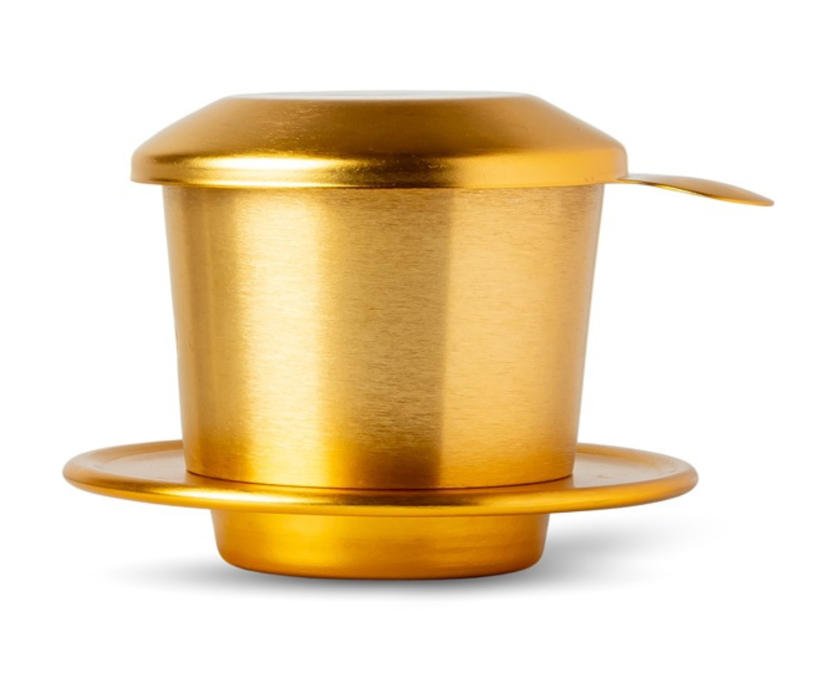 Birdee Phin Coffee Filter – 6 oz Aluminum Vietnamese Coffee Dripper – Portable Phin Filter for Ground Coffee – Pack of 1