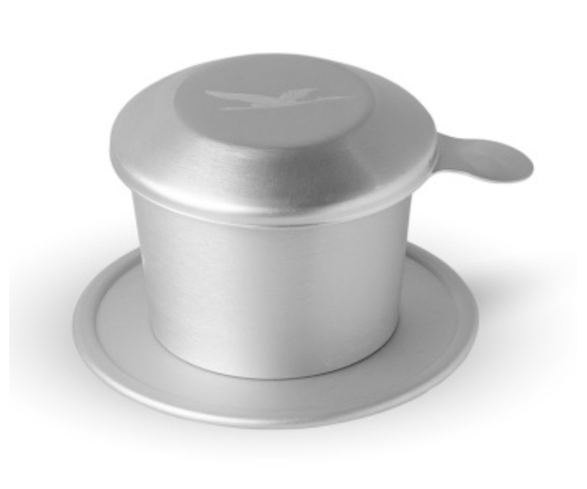 Birdee Phin Coffee Filter – 6 oz Aluminum Vietnamese Coffee Dripper – Portable Phin Filter for Ground Coffee – Pack of 1